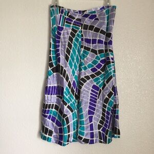 French Connection Silk A-Line Skirt